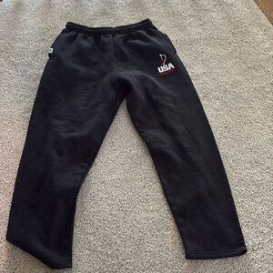 USA FIELD HOCKEY Black Sweatpants 
Size Medium
Worn only a few times